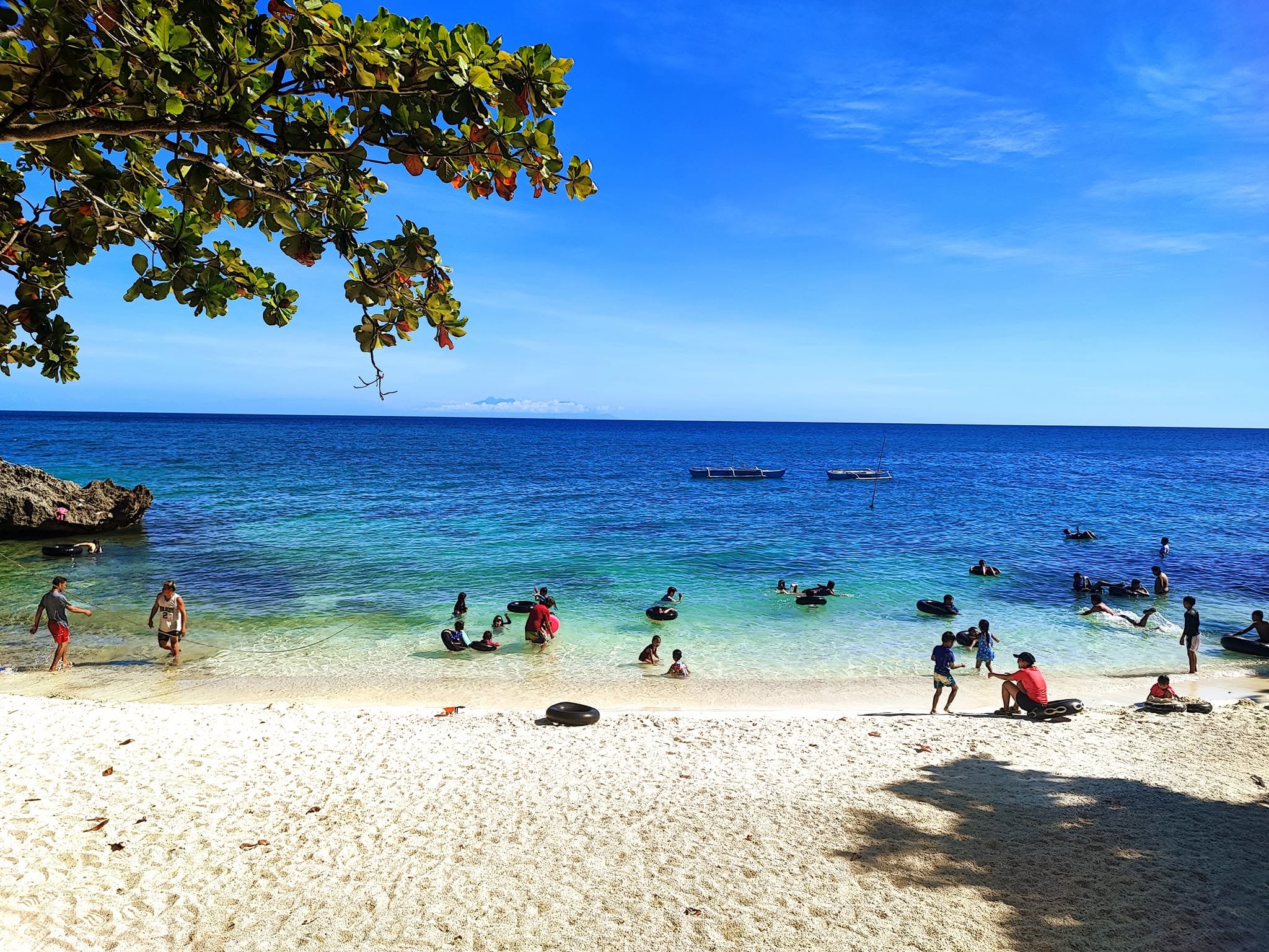 Tropical scenery Anda Bohol Philippines